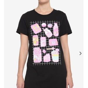 NWT hello kitty snacks and games shirt dress